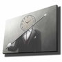 Wallity Reloj de pared decorativo de lienzo 70x100 cm